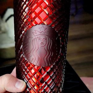Starbucks Jewel-Tone Red Merlot 2022 Holiday Edition Cup 24oz